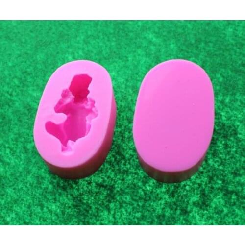 300pcs/lot Silicone Soft Fondant Decorating Sleeping Baby Shape Soap Cake Baking Mold