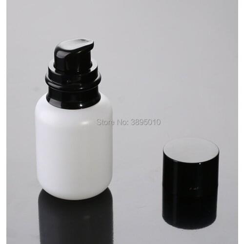 50ml white frosted glass bottles spray bottles,lotion pump bottles for perfume F821
