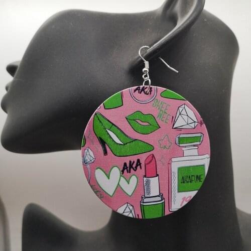 Free Shipping!AKA Wooden Earrings