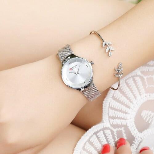 New Elegant Women Watches CURREN Brand Minimalism Quartz Watches Casual Ladies Simple Style Clock Reloj Mujer for Femme