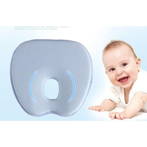Kids' Memory Foam Pillow Anti-eccentric Head Pillow Newborn Shaping Pillow Baby Bedding Infant Nursing Head Protection Cushion