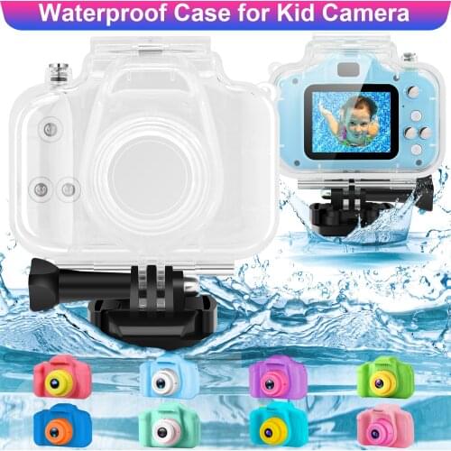 Kid Camera Case Waterproof Case for Digital Camera Underwater Protection Shell Diving Swimming Cover for Child Camera Video Bag