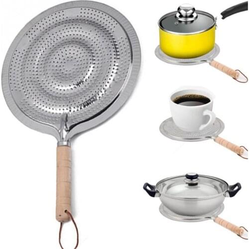 21cm Stovetop Simmer Ring Heat Diffuser Gas Electric Range Pan Cooking Plate Household Kitchen Insulation Pad Coffee Pad