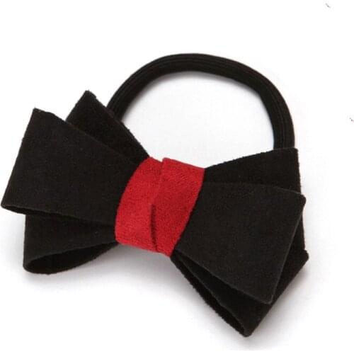 Elastic Hair Band Bow Knot Grinding Cloth Hairband for Women and Girls