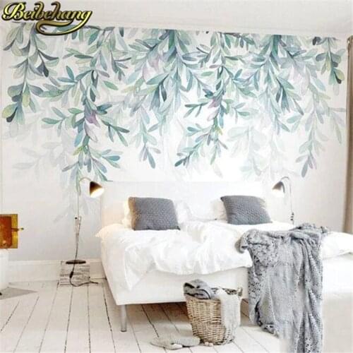 Beibehang Custom Photo Mural Wall paper Vintage leaves Tree Landscape Bedroom murals Wallpaper for Living Room TV Background art