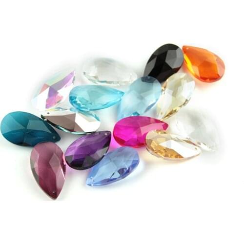 50mm Tear Drop Crystal Lighting Pendants Glass Ceiling Chandeleir Parts Beads Garland Strand Accessories Wedding Party Decor