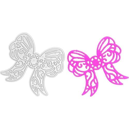 Julyarts Bowknot Scrapbook Album Metal Cutting Die For DIY Scrapbooking Photo Album Decorative Embossing DIY Paper Cards