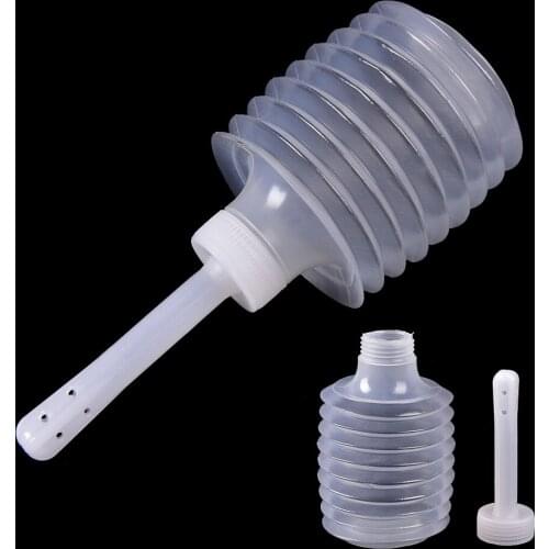 Enemator Douche Colon Cleaning Butt Plug Feminine Hygiene Favors 180ml Disposable Enema Rectal Syringe Anal Vaginal Cleaner