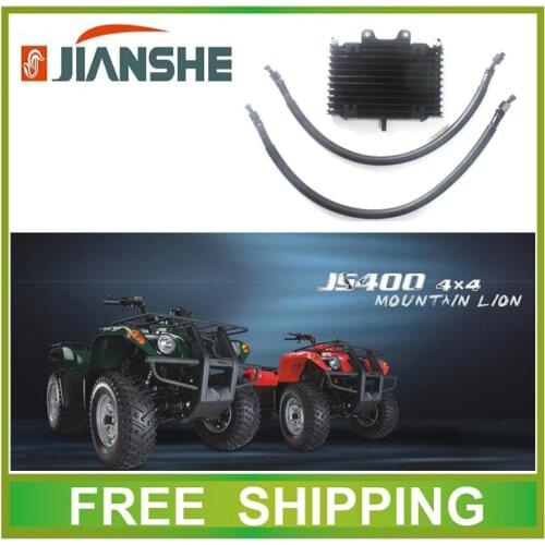 JIANSHE 400cc ATV ATV400 oil cooler radiator cooling system accessories free shipping