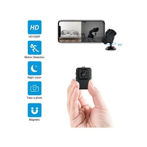 HD 1080P Mini Car DV DVR Camera Driving Recorder Infrared Night Vision Motion Detection Snapshot Loop Mini Secret Recorder