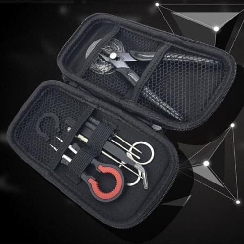 DIY Vape Tool Bag Set Pliers Wire Coil Jig Winding Ceramic Tweezers for Electronic Cigarette RBA RDA RTA Atomizer Accessories