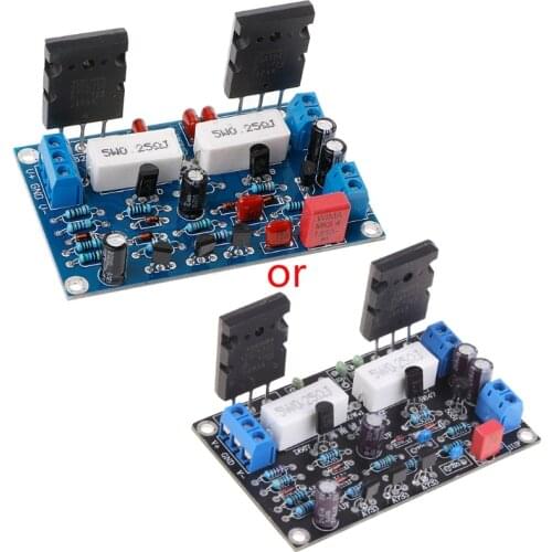 New 2SC5200+2SA1943 Dual DC 35V 100W Mono Channel HIFI Audio After Class Amplifier