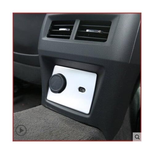 Fit for Cadillac CT5 rear cigarette lighter USB decorative Sequin for new CT5 special rear anti scratch decoration