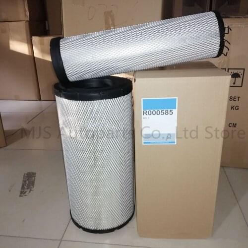 R000585/0005856 40C1033 Air Filter For LiuGong 220 Excavator CLG922L X011409 Donaldson P812160 P836245 KomatsuPC220-7/200/220/24