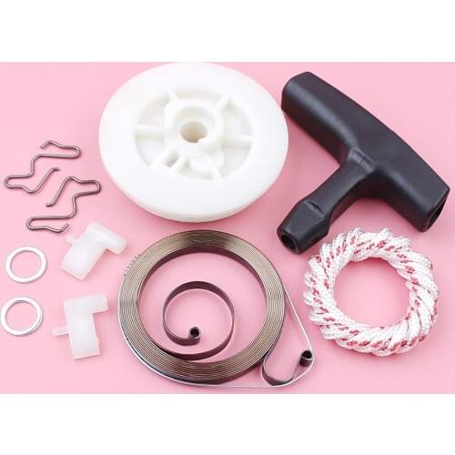 Recoil Starter Pulley Spring Handle Grip Rope Pawl Kit For Stihl MS180 MS170 018 017 Chainsaw Spare Tool Part