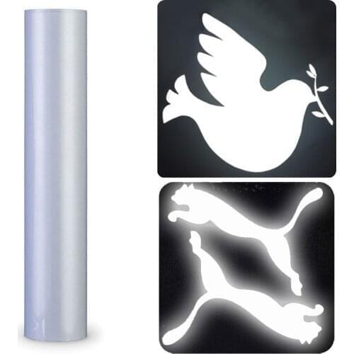 1 sheet 25*25cm Reflective Heat transfer vinyls HTV for T Shirts Iron on transfer elastic vinyl roll weed heat transfer films