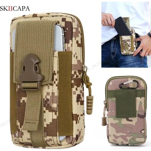 Universal Canvas Waist Belt Pack Phone Bag for Google Pixel 5 4XL 3XL Tactical Molle Pouch Wallet Phone Case For PIXEL 4a 3a XL