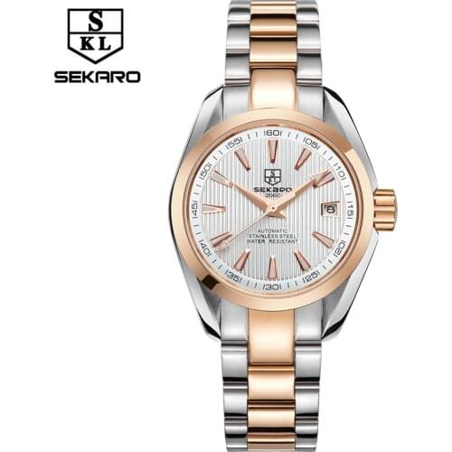 Waterproof hollow out fully automatic mechanical watches noctilucent Swiss brand steel and women watch ms mechanical watches