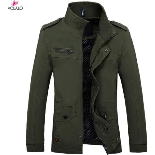 Мужские осенние куртки VOLALO China At AliExpress