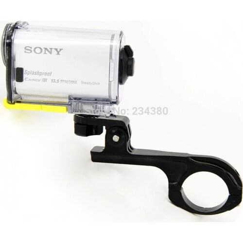 2in1 1set Bike Bicycle Motorcycle Handlebar Mount Holder + adapter For Sony Action Cam HDR-AS20/AS30V/AS100V