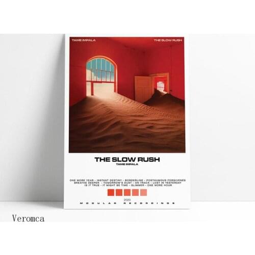 The Slow Rush Tame Impala Album Canvas Poster Print Music Wall Art Decoration Painting Boy Room Bedroom Room Decor Fans Gift