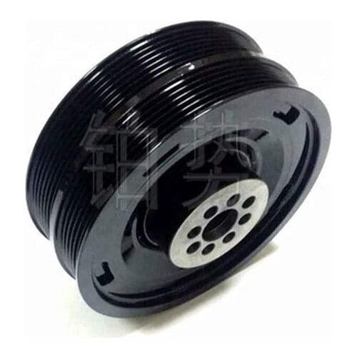 Car Torsional vibration damper 2013-pub licP hid eon Tou areg Aud iQ7 R-Line 3.0TSI engine crankshaft pulley Poly V-belt pulley