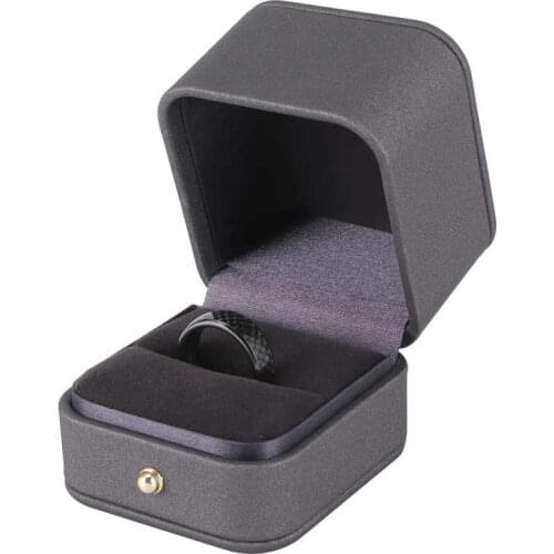 Carbon Fiber Car Smart Finger Key Ring with Box Fit for Tesla Model 3 / X / S / Y All Year Car accessories