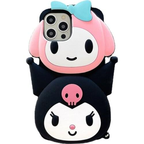 Easterm Luxury Cute Carton Silicone Protective Phone Case For 12 Promax 12 11Pro 11 Promax XSMAX 11 XS XR 8P 7G SE Cases