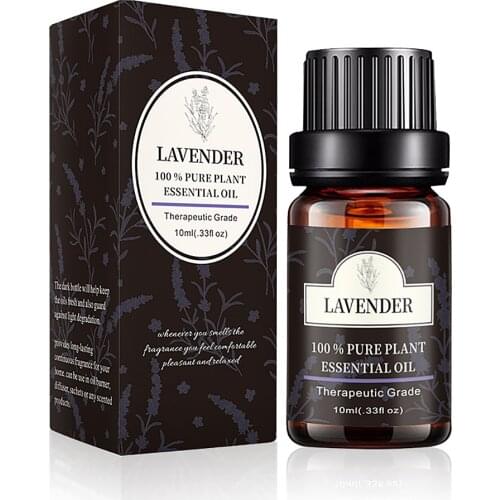 10ml Single Essential Oil Plant Aromatherapy Natural Plant Lavender Mint Rose Lemon Ylang Tea Various Fragrance Aromatic Relieve