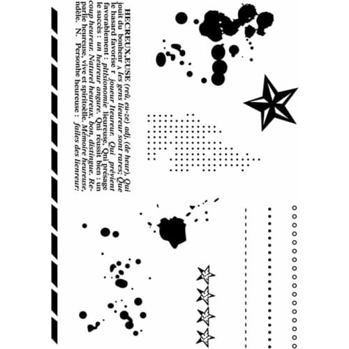 French stamp Clear Stamp for Scrapbooking Transparent Silicone Rubber DIY Photo Album Decor G63