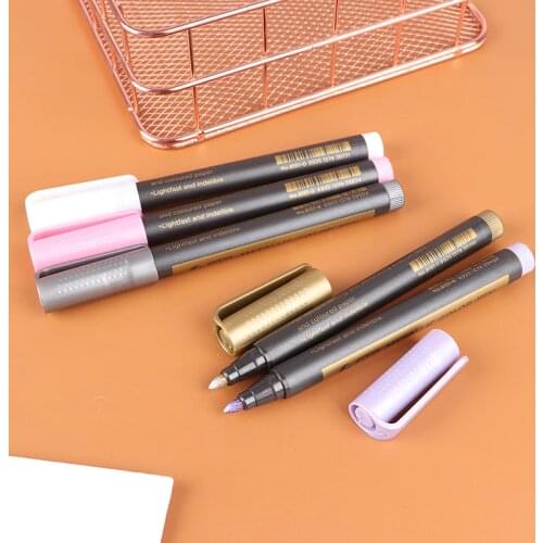 Marker Pen Glitter Paint Marker For Card Making Calligraphy Arts Metallic Permanent Paint Markers Writing Supplies Birthday Gift