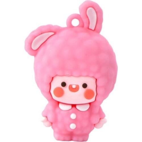 ZOCDOU 1 Piece Cute Rabbit Small Statue Little Figurine Crafts Figure Ornament Miniatures