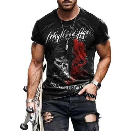 Mens T-shirts are suitable for all occasions, round neck, breathable, street trend, new quick-drying ultra-thin casual short sl