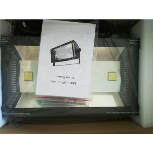 Fast Shipping New arrival Products 4pcs*100w White color 400w Led DMX Strobe Light Professional DJ Stage Lights