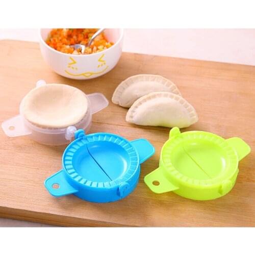 New DIY Dumplings Maker Tool Wheat Straw Jiaozi Pierogi Mold Dumpling Mold Clips Baking Mold Pastry Kitchen Accessories