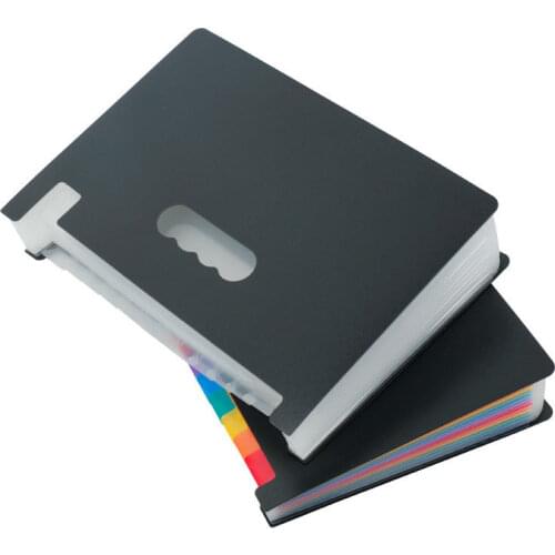 13/24 Pockets Expanding File Folder Works Accordion Office A4 Document Organizer PUO88