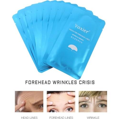 10pcs Mask Forehead Line Patch Anti-wrinkle Stickers Frown Lines Anti-aging Lifting Moisturizng Patches Forehead Skin Care
