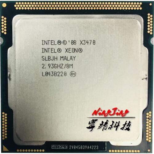 Intel Xeon X3470 2.933 GHz Quad-Core Eight-Thread 95W CPU Processor 8M 95W LGA 1156