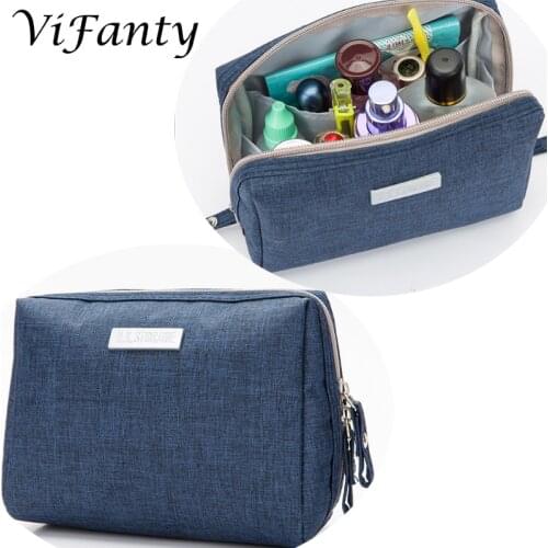 Simple design good quality cosmetic toiletry bag travel