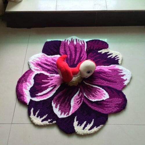 Handmade Animal Owl Door Carpet Entrance Porch Carpet Childrens Room Floor Mat Kitchen Balcony Door Mat