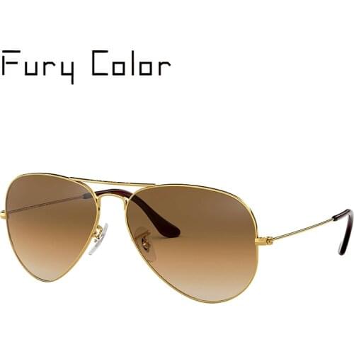 High quality 3025 G15 mirror glass lens design women men aviation Sunglasses uv400 feminin brand new oculos vintage sun Glasse