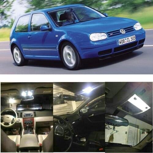LED Interior Car Lights For VW golf mk4 1j1 hatchback estate 1j5 plus 5m1 521 sportsvan am1 car accessories lamp bulb error free
