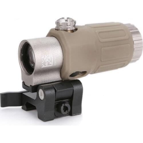 Tactical G33 3X Magnifier with Switch to Side STS Quick Detachable QD Mount Hunting Refle Scope