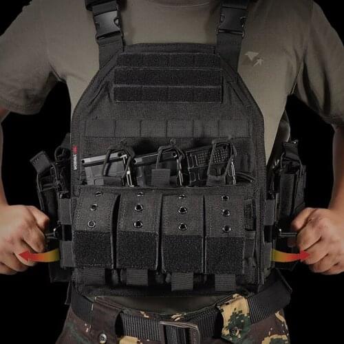 Plate Carrier Tactical Black Army Green Vest Outdoor Hunting Protective Adjustable MODULAR Vest for Airsoft Combat Accessories