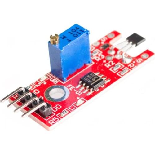 Smart Electronics 4pin KY-024 Linear Magnetic Hall Switches Speed Counting Sensor Module for diy Starter Kit
