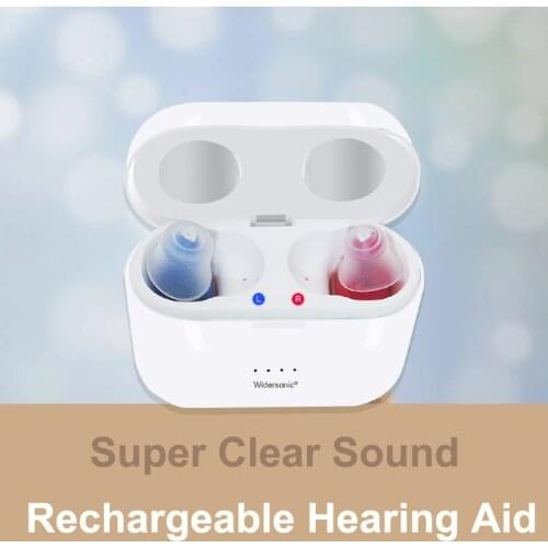 Audifonos Hearing Aid USB Rechargeable Invisible Hearing Aids Adjustable Tone Sound Amplifier Portable hearing aid