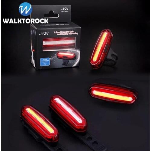 Bike Light Waterproof 120 Lumens USB Charging Mountain Bicycle Headlight Safety Riding Rear Light Led Cycling Taillight Warning