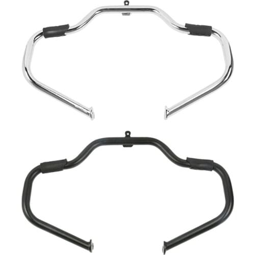 Motorcycle 1-1/4" Mustache Engine Crash Guard Bar For Harley Touring Road King Road Glide FLHX FLHTK 2009-2021