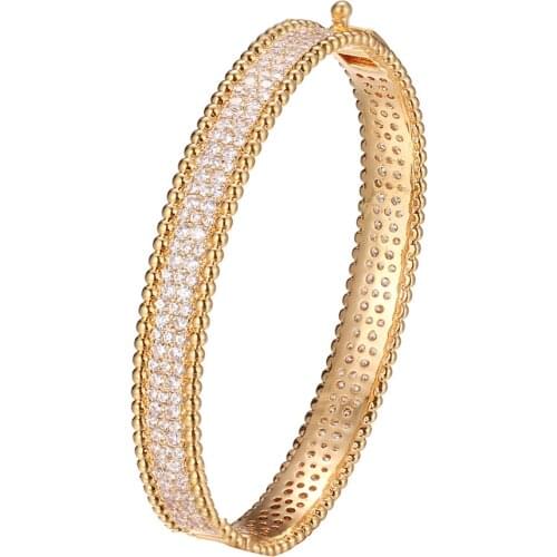 Womens high-grade temperament Bracelet 3A zircon star luxury fashion jewelry