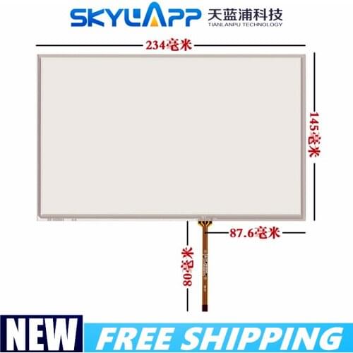 10.2''inch touch screen with group creation for at102tn03 v9 16:10 notebook Touch panel screen industrial equipment 234mm*145mm